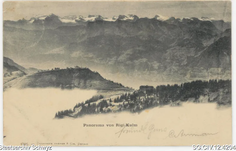 Panorama von Rigi-Kulm (1899)