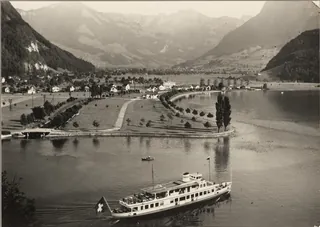 Stansstad, MS Rigi on Lake Alpnach (1955 - 1960)