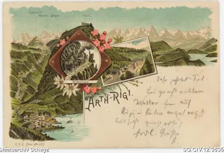 Arth-Rigi: Kräbelwand, Rigi Klösterli (1898)