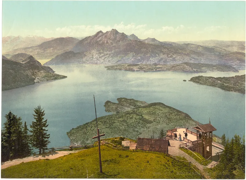 From Rigi Kanzell, Pilatus, Switzerland (between 1890 and 1900)
