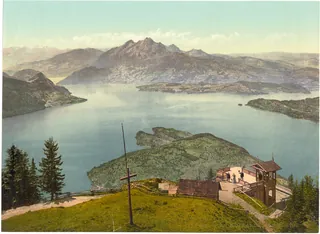 From Rigi Kanzell, Pilatus, Switzerland (between 1890 and 1900)