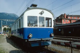 Arth, Goldau, Arth-Rigi-Bahn ARB, today Rigibahnen AG (7/1985)