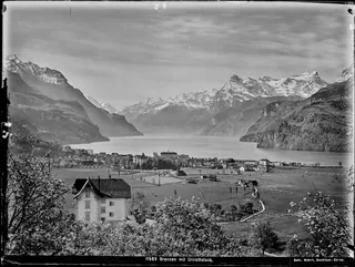 Brunnen, Ortsgesamtansicht (circa 1909)