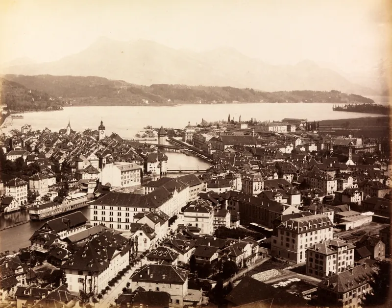 Lucerne et le Righi [Rigi] = Lucerne (Suisse) (ca. 1892)