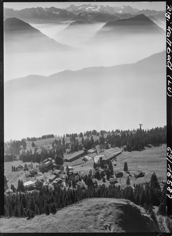 View from Rigi Kaltbad LU towards south (27.10.1969)