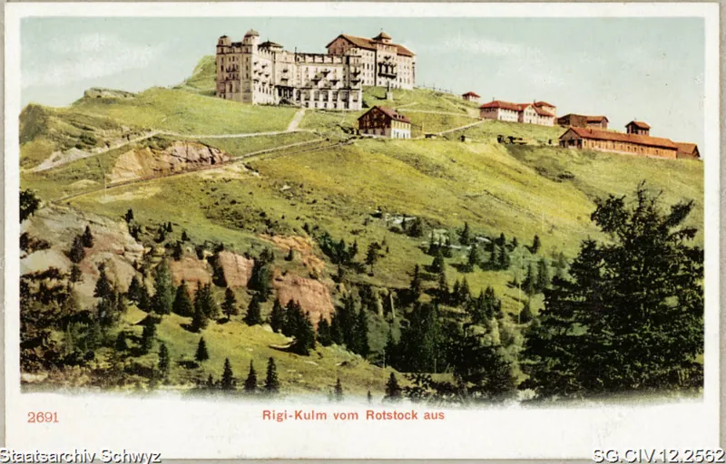 Rigi-Kulm vom Rotstock aus (keine Angabe)