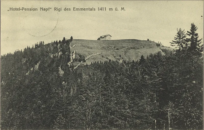 Hotel-Pension Napf, Rigi of the Emmental 1411 m (vor 10.08.1922)