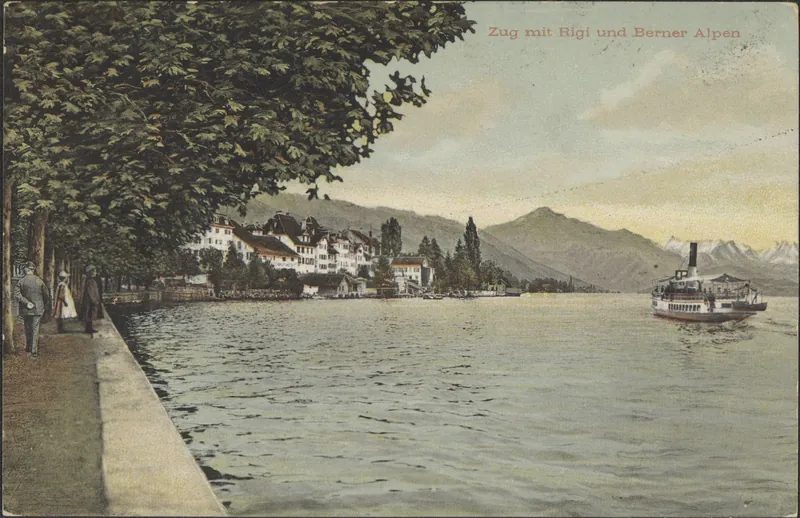 Zug mit Rigi und Berner Alpen