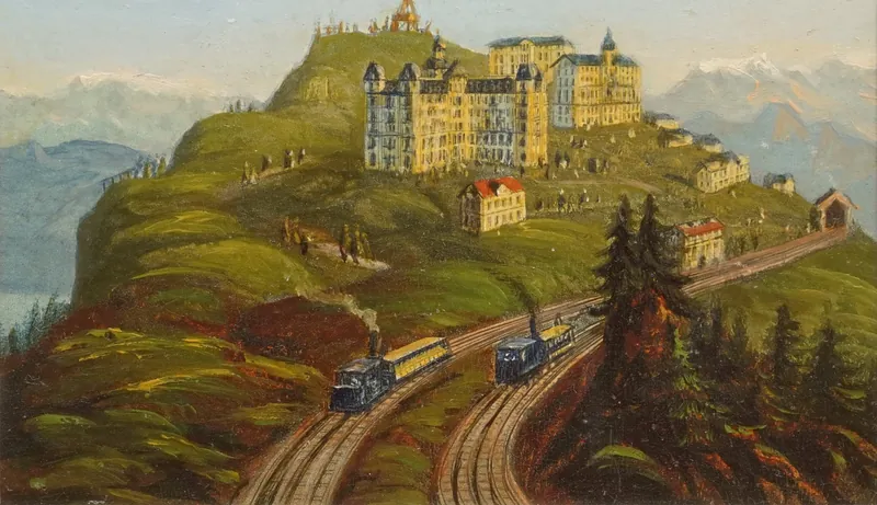 Johann Heinrich Müller, 1825-1894 E02a Rigi Kulm (between 1875 and 1890)