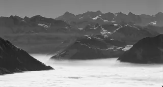 Rigi, winter landscapes (29.01.1991)