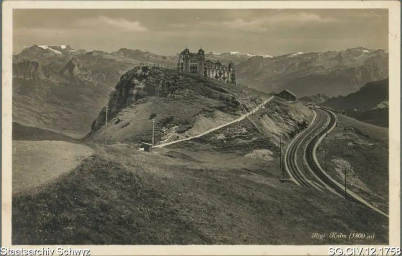 Hotel Schreiber, Rigi-Kulm (1930)