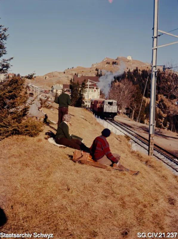 Impressionen bei Rigi Staffel und Rigi Kulm (zwischen 1950 und 1980)
