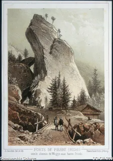 Felsentor auf dem Weg zur Rigi (1830 - 1860)