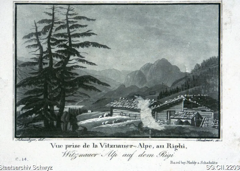 Alp auf dem Rigi (1800 - 1825)