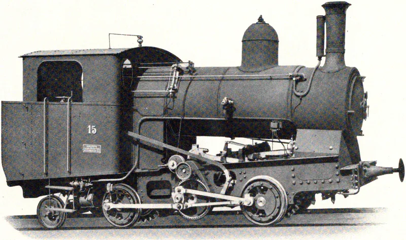 SBB Historic - 077 - 2 Zylinder-Zahnrad-Lokomotive für die VRB (Ausschnitt)