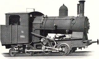 SBB Historic - 077 - 2 Zylinder-Zahnrad-Lokomotive für die VRB (Ausschnitt)