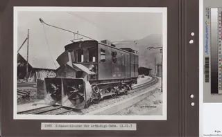 Elektrische Schneeschleudermaschine der Arth- Rigi -Bahn (ca. 1931)