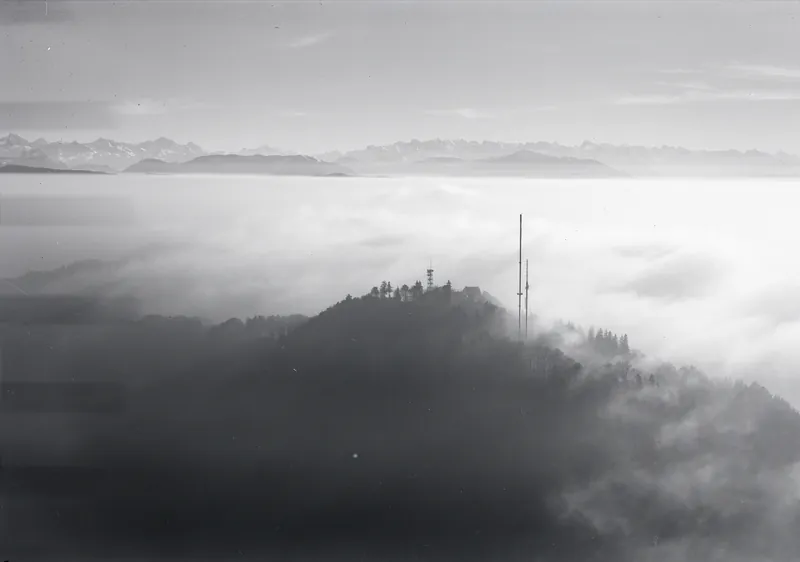 Uto-Kulm, Zugerberg, Rigi (19.11.1958)