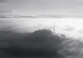 Uto-Kulm, Zugerberg, Rigi (19.11.1958)