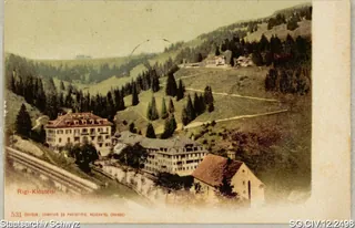 Hotels und Kapelle Maria zum Schnee, Rigi, Klösterli (1901)