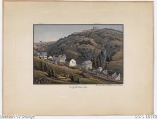 Rigi Klösterli mit Kapelle Maria zum Schnee (ca. 1840)