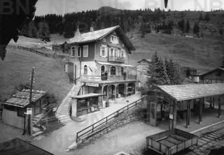 Rigi Kaltbad, Hotel Alpina, Aussenansicht (between approx. 1890 and approx. 1934)