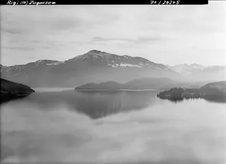 Lake Zug with Rigi in the background (18.03.1974)