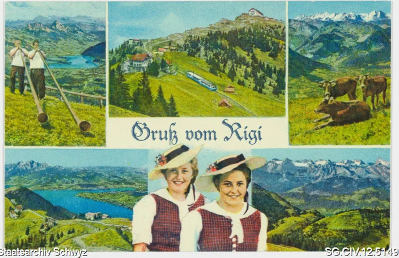 Gruss vom Rigi: Rigi Staffel und Kulm (keine Angabe)