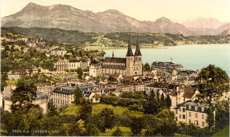 Rigi, seen from the Gutsch, Lucerne, Switzerland (between 1890 and 1900)