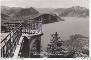 Rigi-Känzeli (1450 m), Blick gegen Unterwaldner-, Berneralpen und Pilatus (keine Angabe)