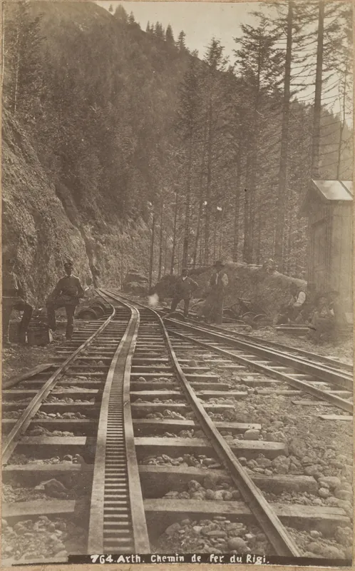 Arth, chemin de fer du Rigi (ca. 1875)