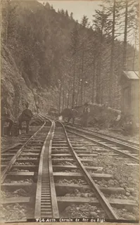 Arth, chemin de fer du Rigi (ca. 1875)