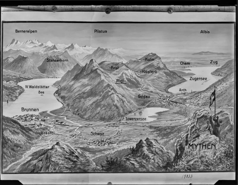 Rigi , Landschaft [Kartenmaterial] (1910)