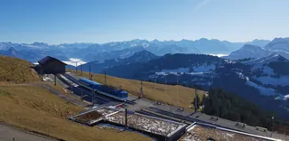 Rigi Kulm Cogwheel Railway Station (2020-11-25 11:10:46)