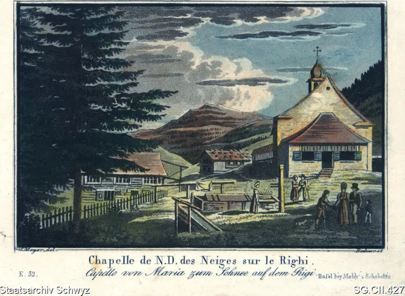 Kapelle Maria zum Schnee, Rigi-Klösterli (ca. 1830)