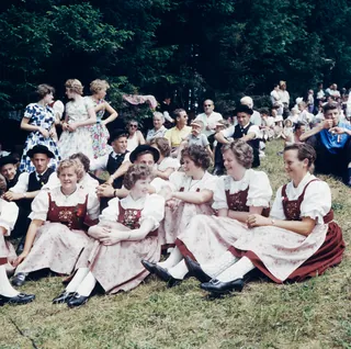 Alpine festival on the Seebodenalp above Küssnacht am Rigi (ca. 1961)