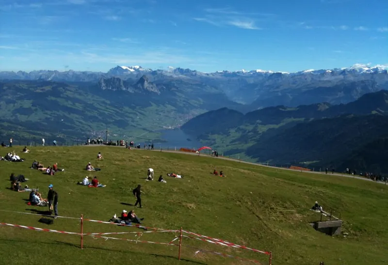 View from the top of Mt. Rigi, Switzerland - panoramio (Taken on 11 September 2010)