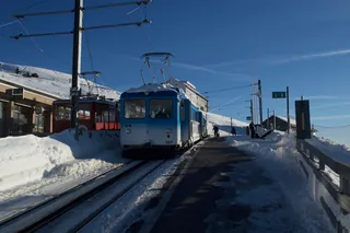 06.02.19 Rigi Kulm RB Bhe 2 4 1 and RB RBhe 2 4 12 (33155008488) (2019-02-06 08:54)