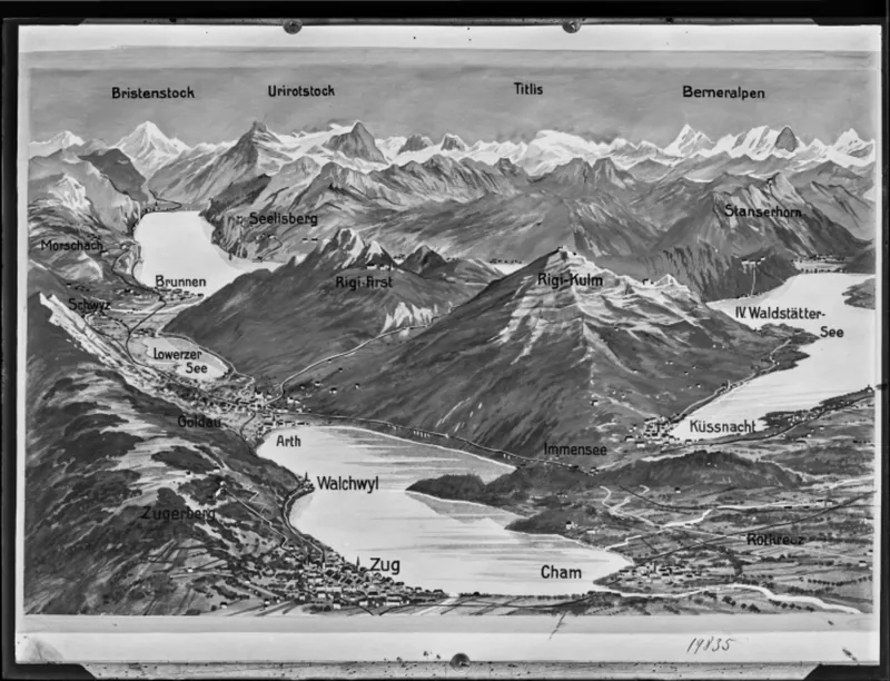 Rigi , Landschaft [Kartenmaterial] (1910)