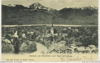 Steinen mit Hochfluh und Rigi-Scheidegg (1907)