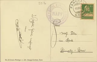 Hotel-Pension Napf, Rigi of the Emmental 1411 m (vor 10.08.1922)