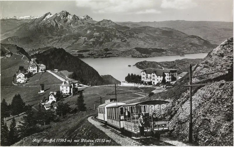 Rigi Relay (1592 m) with Pilatus (2132 m) (vor 27.8.1937)