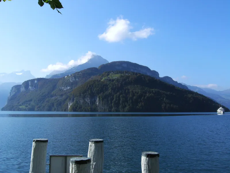 Vue de Seelisberg et du lac des Quatre Cantons (2007-08-08)