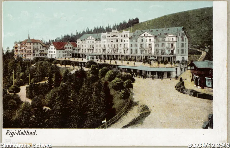 Rigi-Kaltbad: Hotelanlagen mit Park (keine Angabe)