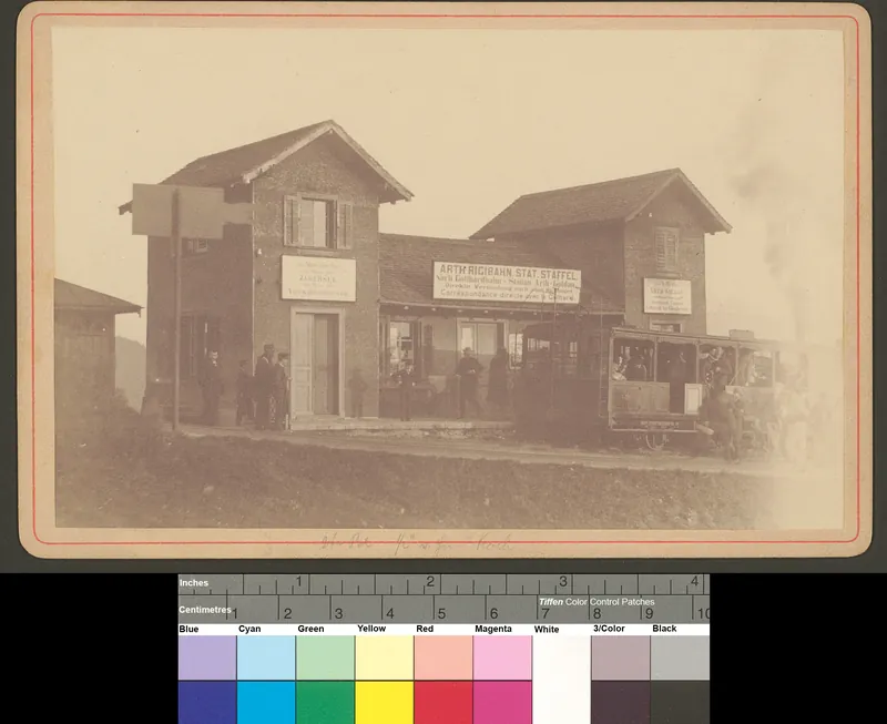 Arth. Station mit Zug (1886)