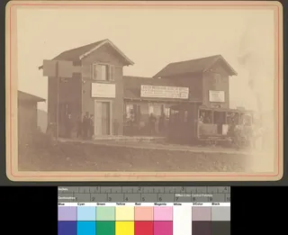 Arth. Station mit Zug (1886)