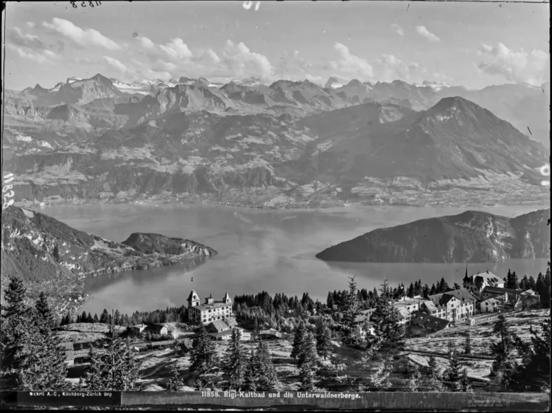 Rigi Kaltbad, Ortsteilansicht (approx. 1910)