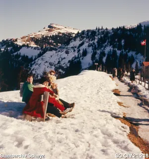Winterlandschaft auf der Rigi (zwischen 1950 und 1980)