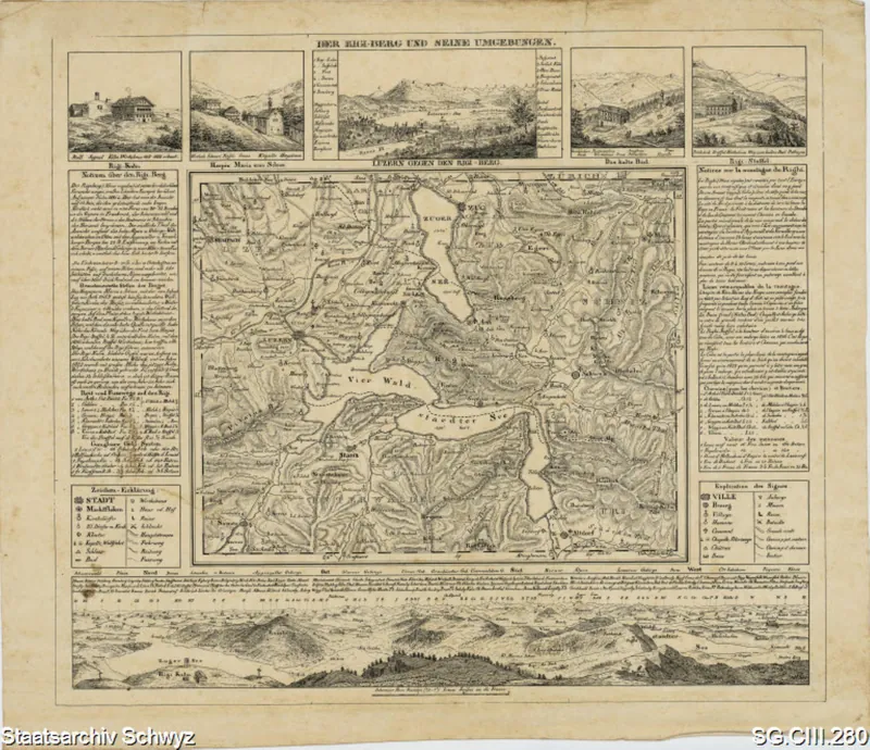 Der Rigi-Berg und seine Umgebungen (keine Angabe)