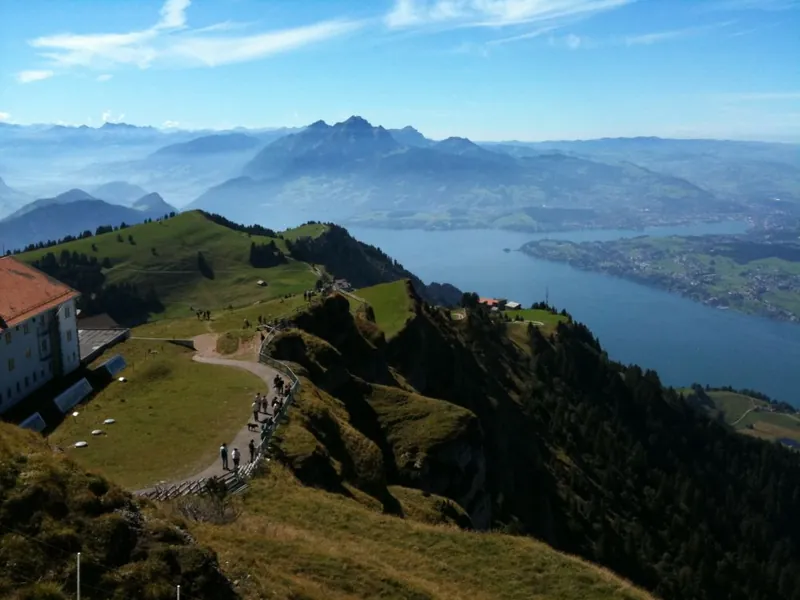 View from the top of Mt. Rigi, Switzerland - panoramio - dokaspar (Taken on 11 September 2010)